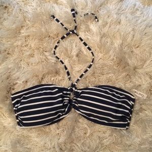 Striped Bathing Suit Top